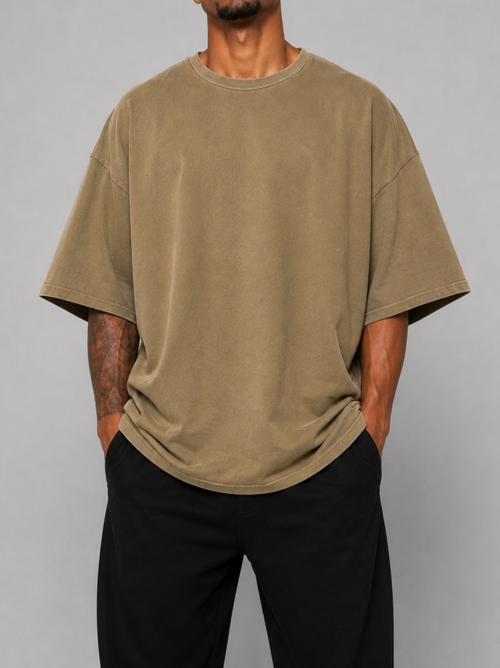 Yeezy x GAP Unreleased Yoke Tee – Bronze Brown